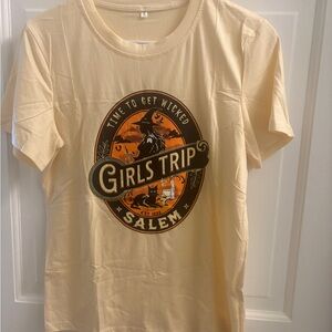 NWOT Beige 'Girls Trip Salem' Graphic T-Shirt